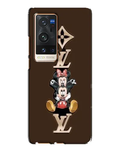 Чехол для Vivo X60 Pro Plus с картинкой «LV и Микки Маус» Чехол для Vivo X60 Pro Plus с картинкой «LV и Микки Маус»