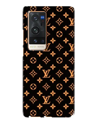 Чехол для Vivo X60 Pro Plus с картинкой «Золотая монограмма LV» Чехол для Vivo X60 Pro Plus с картинкой «Золотая монограмма LV»