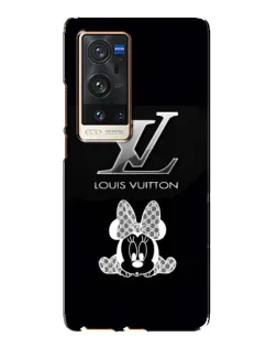 Чехол для Vivo X60 Pro Plus с картинкой «LV и Минни Маус»