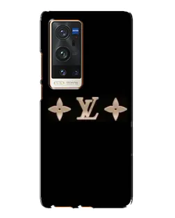 Чехол для Vivo X60 Pro Plus с картинкой «Louis Vuitton — минимализм»