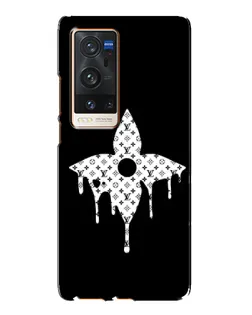Чехол для Vivo X60 Pro Plus с картинкой «Цветочная монограмма»