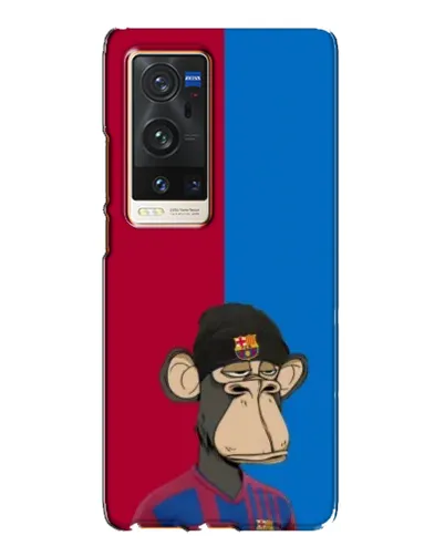 Чехол для Vivo X60 Pro Plus с картинкой «Bored Ape — фанат Барсы» Чехол для Vivo X60 Pro Plus с картинкой «Bored Ape — фанат Барсы»