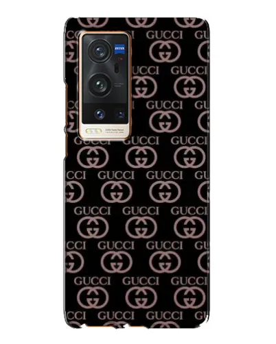 Чехол для Vivo X60 Pro Plus с картинкой «Классическая монограмма Gucci»