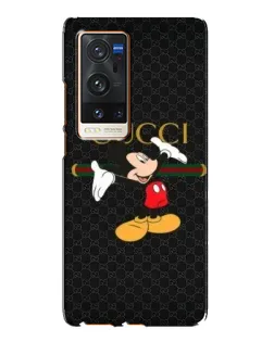 Чехол для Vivo X60 Pro Plus с картинкой «Микки Маус Gucci»