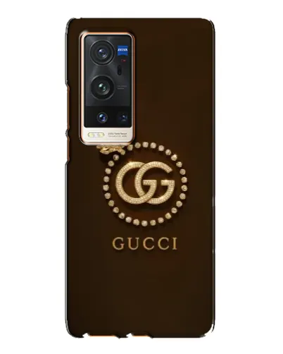 Чехол для Vivo X60 Pro Plus с картинкой «Gucci — золотая бабочка»