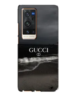 Чехол для Vivo X60 Pro Plus с картинкой «Gucci — морской прибой»