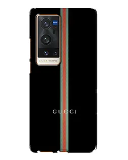 Чехол для Vivo X60 Pro Plus с картинкой «Gucci — строгая линия»