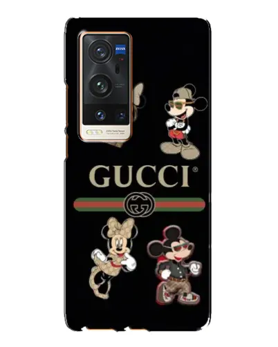 Чехол для Vivo X60 Pro Plus с картинкой «Gucci — герои Disney и монограмма» Чехол для Vivo X60 Pro Plus с картинкой «Gucci — герои Disney и монограмма»
