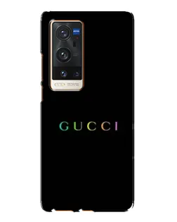 Чехол для Vivo X60 Pro Plus с картинкой «Gucci — неоновый минимализм»