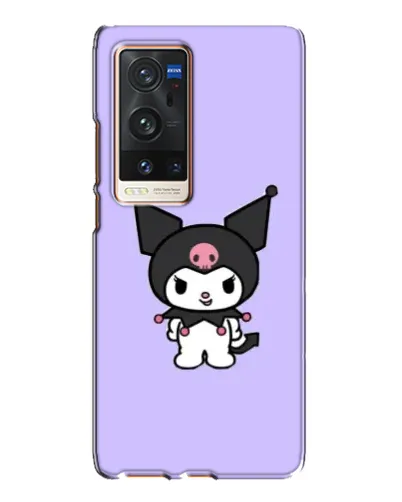 Чехол для Vivo X60 Pro Plus с картинкой «Kuromi — нежный фиолетовый»