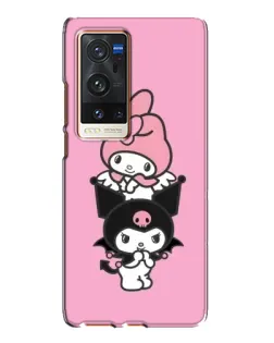 Чехол для Vivo X60 Pro Plus с картинкой «My Melody и Kuromi»