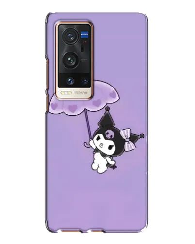 Чехол для Vivo X60 Pro Plus с картинкой «Kuromi с зонтиком»