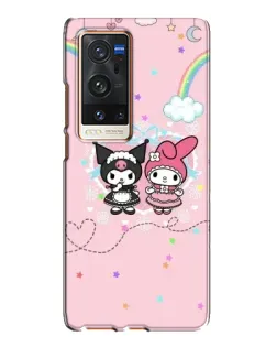 Чехол для Vivo X60 Pro Plus с картинкой «My Melody и Kuromi»