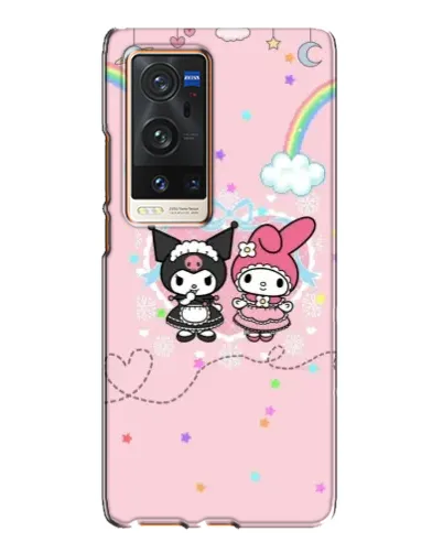 Чехол для Vivo X60 Pro Plus с картинкой «My Melody и Kuromi»