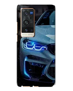 Чохол для Vivo X60 Pro Plus з картинкою «Погляд BMW з синіми фарами» Чохол для Vivo X60 Pro Plus з картинкою «Погляд BMW з синіми фарами»