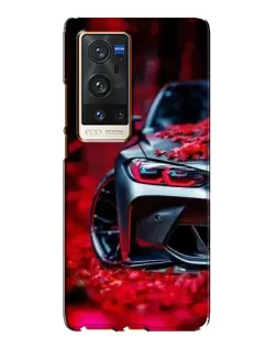 Чохол для Vivo X60 Pro Plus з картинкою «Спортивна BMW та квіти» Чохол для Vivo X60 Pro Plus з картинкою «Спортивна BMW та квіти»