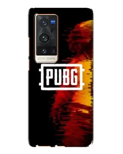 Чехол для Vivo X60 Pro Plus с картинкой «Яркий логотип PUBG»