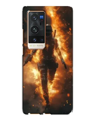 Чехол для Vivo X60 Pro Plus с картинкой «BMW — скорость в дожде»