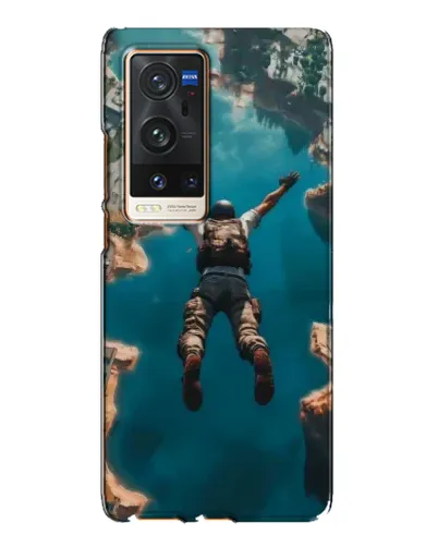Чехол для Vivo X60 Pro Plus с картинкой «PUBG — свободное падение»
