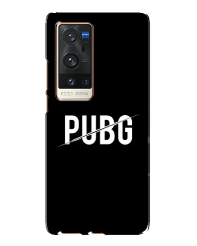 Чехол для Vivo X60 Pro Plus с картинкой «PUBG — белый логотип»