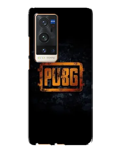 Чехол для Vivo X60 Pro Plus с картинкой «PUBG — золотой логотип»