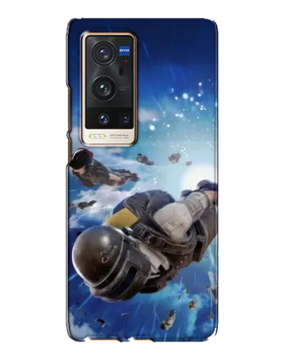 Чехол для Vivo X60 Pro Plus с картинкой «Десант PUBG — прыжок»