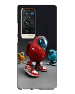 Чехол для Vivo X60 Pro Plus с картинкой «Among Us — 3D стиль»