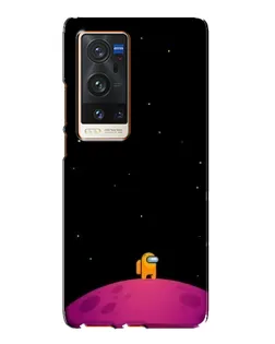 Чехол для Vivo X60 Pro Plus с картинкой «Одинокий герой на планете»