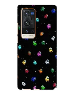 Чехол для Vivo X60 Pro Plus с картинкой «Экипаж Among Us»