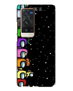 Чехол для Vivo X60 Pro Plus с картинкой «Команда Among Us»