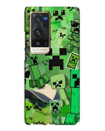 Чехол для Vivo X60 Pro Plus с картинкой «Криперы Minecraft» Чехол для Vivo X60 Pro Plus с картинкой «Криперы Minecraft»