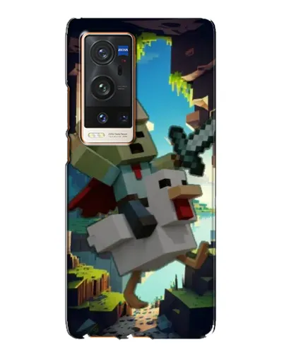Чехол для Vivo X60 Pro Plus с картинкой «Стив и гусь» Чехол для Vivo X60 Pro Plus с картинкой «Стив и гусь»