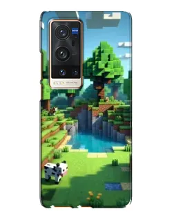 Чохол для Vivo X60 Pro Plus з картинкою «Minecraft літній день» Чохол для Vivo X60 Pro Plus з картинкою «Minecraft літній день»