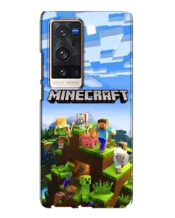 Чохол для Vivo X60 Pro Plus з картинкою «Minecraft класичний світ» Чохол для Vivo X60 Pro Plus з картинкою «Minecraft класичний світ»