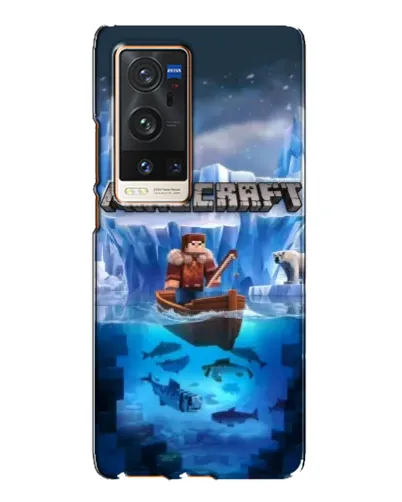Чехол для Vivo X60 Pro Plus с картинкой «Minecraft ледяной мир» Чехол для Vivo X60 Pro Plus с картинкой «Minecraft ледяной мир»