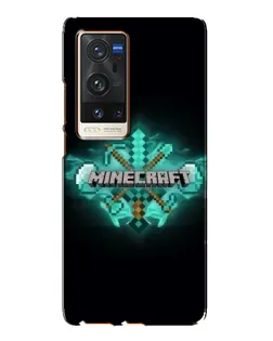 Чохол для Vivo X60 Pro Plus з картинкою «Minecraft Diamond лого» Чохол для Vivo X60 Pro Plus з картинкою «Minecraft Diamond лого»