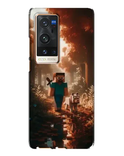 Чехол для Vivo X60 Pro Plus с картинкой «Стив в лесу» Чехол для Vivo X60 Pro Plus с картинкой «Стив в лесу»