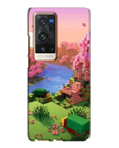 Чехол для Vivo X60 Pro Plus с картинкой «Розовое дерево Minecraft» Чехол для Vivo X60 Pro Plus с картинкой «Розовое дерево Minecraft»