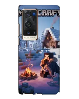 Чохол для Vivo X60 Pro Plus з картинкою «Зимовий Minecraft» Чохол для Vivo X60 Pro Plus з картинкою «Зимовий Minecraft»