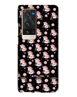 Чехол для Vivo X60 Pro Plus с картинкой «Magic Unicorn паттерн»