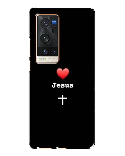 Чехол для Vivo X60 Pro Plus с картинкой «Сердце - Jesus» Чехол для Vivo X60 Pro Plus с картинкой «Сердце - Jesus»
