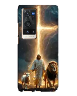Чехол для Vivo X60 Pro Plus с картинкой «Лев Иуды и Свет»