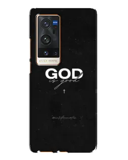 Чехол для Vivo X60 Pro Plus с картинкой «GOD — Бог над всем»