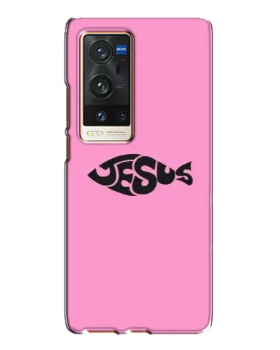 Чехол для Vivo X60 Pro Plus с картинкой «Розовый символ Jesus» Чехол для Vivo X60 Pro Plus с картинкой «Розовый символ Jesus»