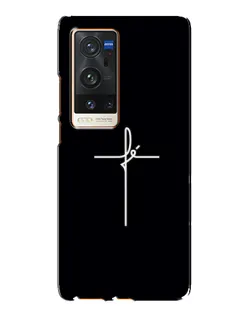 Чехол для Vivo X60 Pro Plus с картинкой «Тонкий крест»