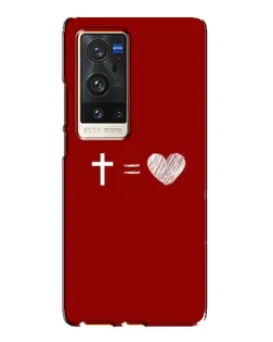 Чехол для Vivo X60 Pro Plus с картинкой «Уравнение любви»
