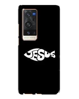 Чехол для Vivo X60 Pro Plus с картинкой «Рыба Jesus»