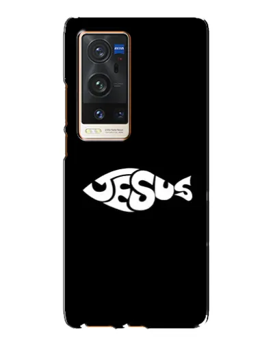 Чехол для Vivo X60 Pro Plus с картинкой «Рыба Jesus» Чехол для Vivo X60 Pro Plus с картинкой «Рыба Jesus»
