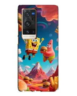 Чехол для Vivo X60 Pro Plus с картинкой «Космический фастфуд» Чехол для Vivo X60 Pro Plus с картинкой «Космический фастфуд»