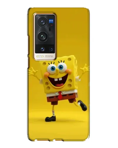 Чехол для Vivo X60 Pro Plus с картинкой «Позитивный Губка Боб»